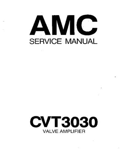 AMC CVT-3030 AMC_CVT-3030_service_manualb