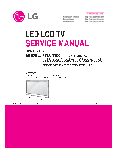 Lg 37LV3500-ZA Manual de servicio