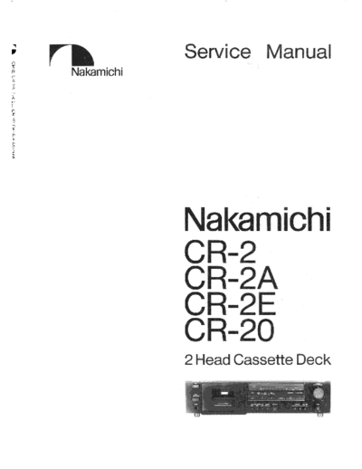 Nakamichi CR2 cassette deck