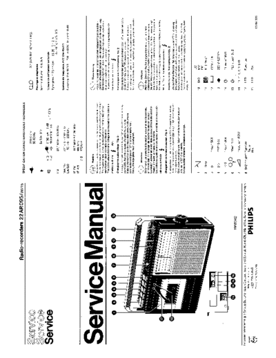 Philips 22AR095 service manual