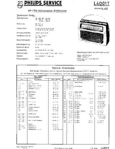 Philips L4D01T service manual