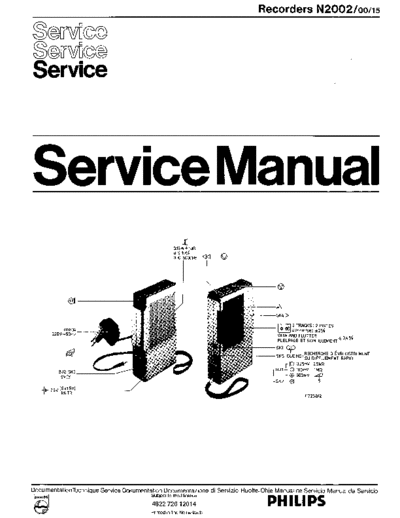 Philips N2002 service manual