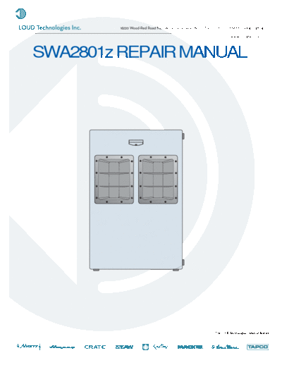 mackie SWA2801Z SERVIOCOIO