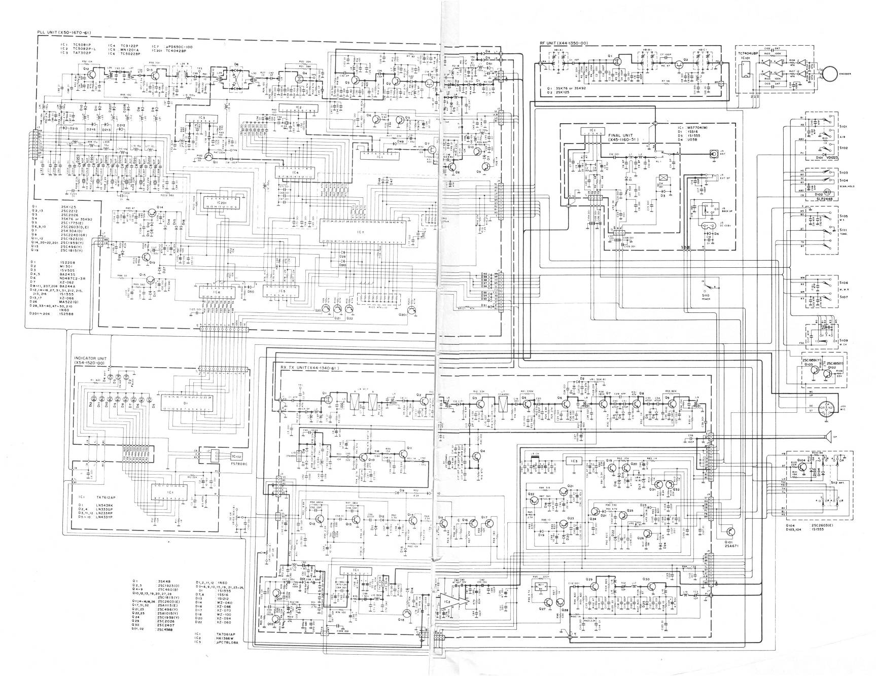 Kenwood TR-8400 Kenwood TR-8400 UHF Mobile Schematics