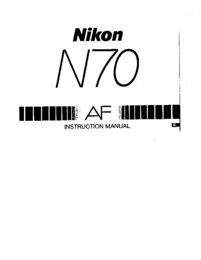 Nikon n70  Nikon pdf n70bk n70.pdf