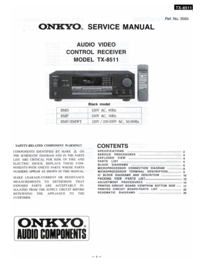 ONKYO tx 8511 114  ONKYO Audio TX-8510 R tx_8511_114.pdf