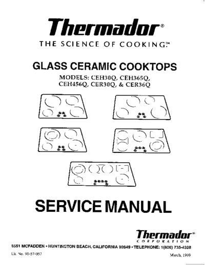 Thermador 90-57-057 Thermador CEH CER Glass Ceramic Cooktop  Thermador 90-57-057 Thermador CEH CER Glass Ceramic Cooktop.pdf