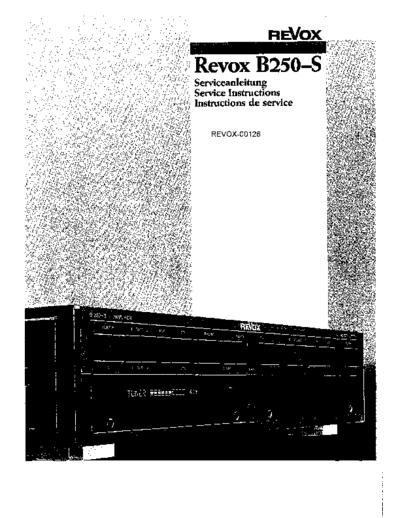 REVOX hfe revox b150 250 250-s service en de fr  REVOX B150 hfe_revox_b150_250_250-s_service_en_de_fr.pdf
