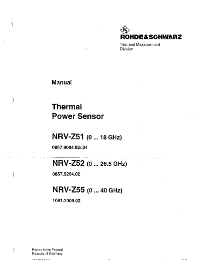 Rohde & Schwarz R&S NRV Z51 252C 52 252C 55 Operating  Rohde & Schwarz R&S NRV Z51_252C 52_252C 55 Operating.pdf