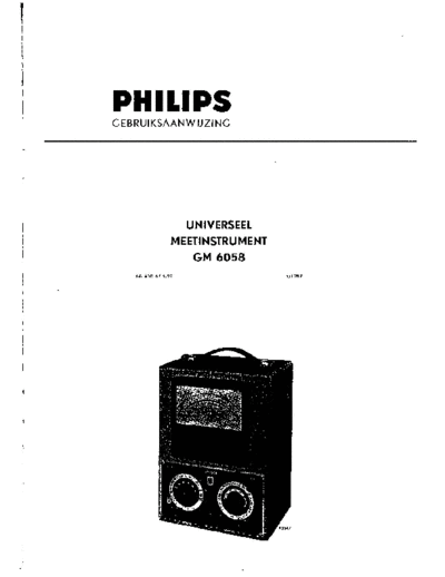Philips gm6058  Philips gm6058.pdf