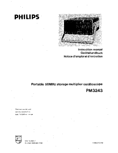 Philips pm3243  Philips pm3243.pdf