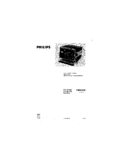 Philips pm6302  Philips pm6302.pdf