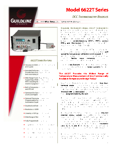 . Various Guildline6622TDatasheet  . Various Guildline Guildline6622TDatasheet.pdf