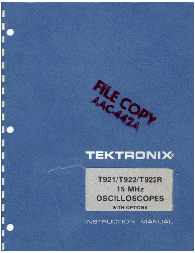Tektronix T921 922  Tektronix T921_922.pdf