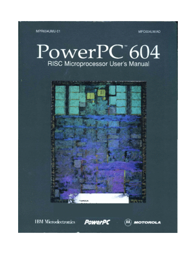 motorola PowerPC 604 Users Manual Nov94  motorola PowerPC PowerPC_604_Users_Manual_Nov94.pdf
