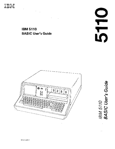 IBM SA21-9307-2 BASIC UG Apr79  IBM 5110 SA21-9307-2_BASIC_UG_Apr79.pdf