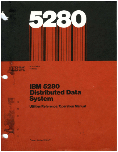 IBM SC21-7788-4 5280 Utilities Apr83  IBM 528x SC21-7788-4_5280_Utilities_Apr83.pdf