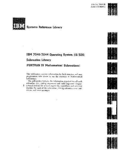 IBM C28-6806-1 7040ftnMathSubrs  IBM 7040 C28-6806-1_7040ftnMathSubrs.pdf