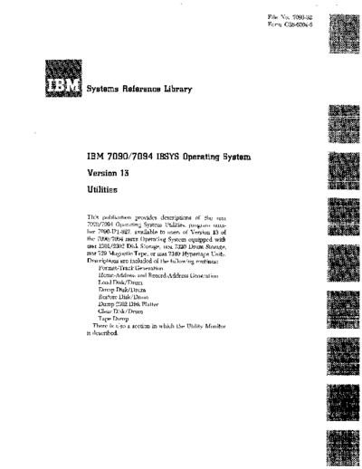 IBM C28-6364-5 v13 Utils Jul65  IBM 7090 C28-6364-5_v13_Utils_Jul65.pdf