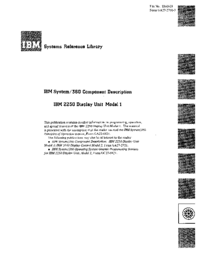 IBM GA27-2701-3 2250mod1Descr  IBM 2250 GA27-2701-3_2250mod1Descr.pdf