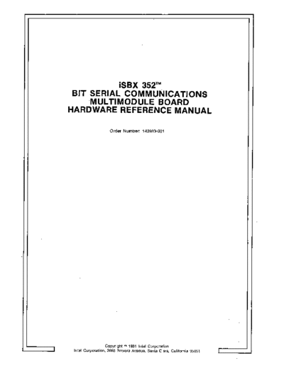 Intel iSBX 352 Bit Serial Communications Multimodule Sep81  Intel iSBX iSBX_352_Bit_Serial_Communications_Multimodule_Sep81.pdf