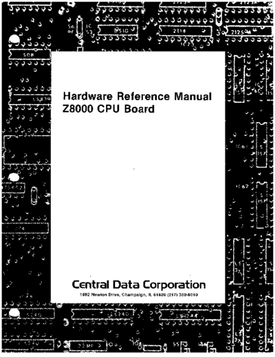 centralData centralData multibusZ8000  . Rare and Ancient Equipment centralData centralData_multibusZ8000.pdf