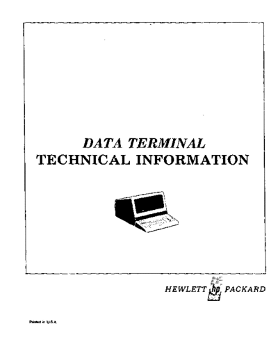 HP 13255-91119 Composite Video Interface Module Apr78  HP terminal 264x 13255-91119_Composite_Video_Interface_Module_Apr78.pdf