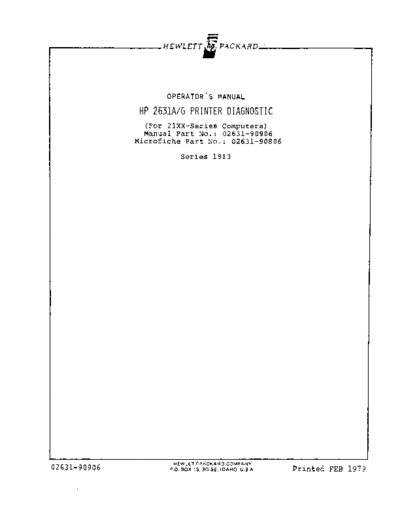 HP 02631-90906 Feb-1979  HP 1000 Diagnostics 02631-90906_Feb-1979.pdf
