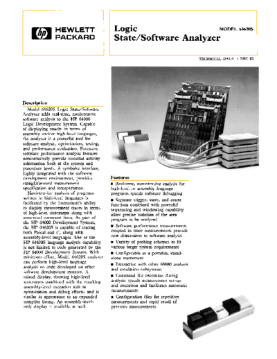 HP 5953-9229 Logic State Software Analyzer Dec-1983  HP 64000 brochures 5953-9229_Logic_State_Software_Analyzer_Dec-1983.pdf