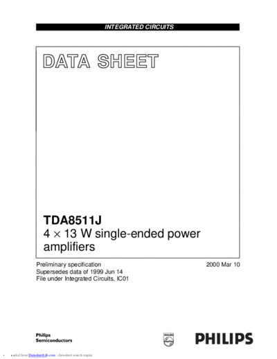TDA8511J philips-tda8511 79d68e78be  . Electronic Components Datasheets Various TDA8511J philips-tda8511_79d68e78be.pdf