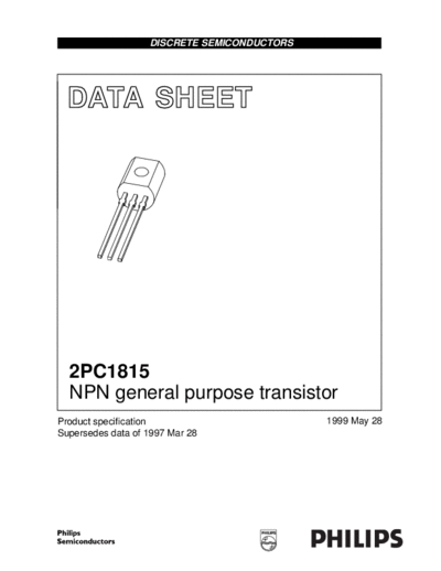 Philips 2pc1815 3  . Electronic Components Datasheets Active components Transistors Philips 2pc1815_3.pdf