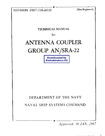 . Various AN SRA-22 Antenna coupler I6AAD  . Various AN_SRA-22_Antenna_coupler_I6AAD.pdf