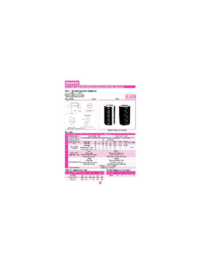 Koshin [snap-in] K3J Series  . Electronic Components Datasheets Passive components capacitors Koshin Koshin [snap-in] K3J Series.pdf