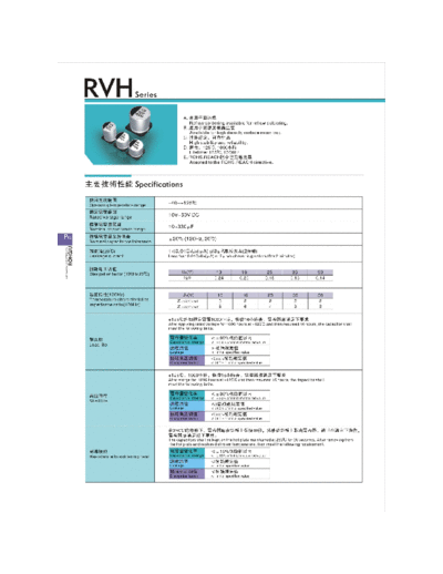 SINDECON [smd] RVH Series  . Electronic Components Datasheets Passive components capacitors SINDECON Sindecon [smd] RVH Series.pdf