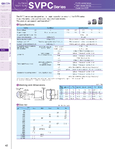 Sanyo [polymer SMD] SVPC Series  . Electronic Components Datasheets Passive components capacitors Sanyo Sanyo [polymer SMD] SVPC Series.pdf