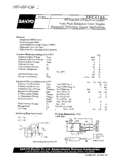 2 22sc4125  . Electronic Components Datasheets Various datasheets 2 22sc4125.pdf
