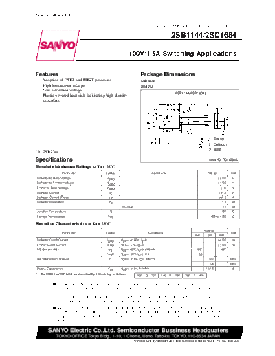 2 22sd1684  . Electronic Components Datasheets Various datasheets 2 22sd1684.pdf