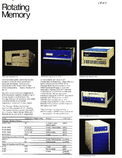 cdc CDC Rotating Memory Brochure 1980  . Rare and Ancient Equipment cdc discs brochures CDC_Rotating_Memory_Brochure_1980.pdf