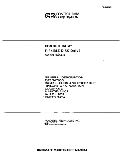 cdc 75897465 9404B floppyMaint  . Rare and Ancient Equipment cdc discs floppy 75897465_9404B_floppyMaint.pdf