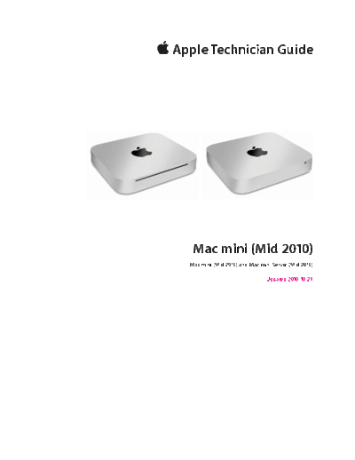 apple mac mini mid 2010  apple Mac Mini Mac mini (Mid 2010) mac_mini_mid_2010.pdf