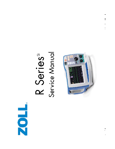 . Various Zoll R Series Defibrillator - Service manual  . Various Defibrillators and AEDs Zoll R Series Defibrillator - Service manual.pdf