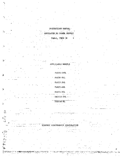 Kikusui PAD-L Series Instruction  . Rare and Ancient Equipment Kikusui KIKUSUI PAD-L Series Instruction.pdf