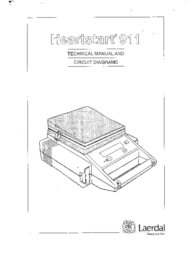 . Various Laerdal Heartstart 911 Defibrillator - Service manual  . Various Defibrillators and AEDs Laerdal_Heartstart_911_Defibrillator_-_Service_manual.pdf
