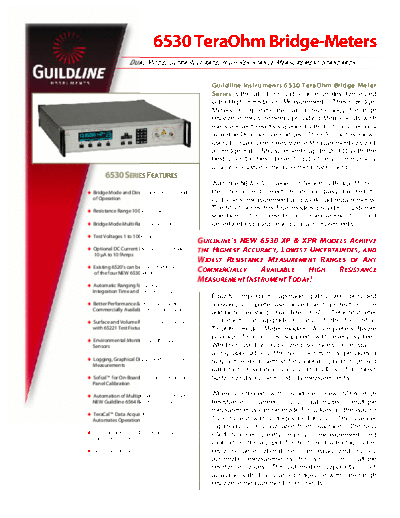 . Various Guildline6530Datasheet  . Various Guildline Guildline6530Datasheet.pdf