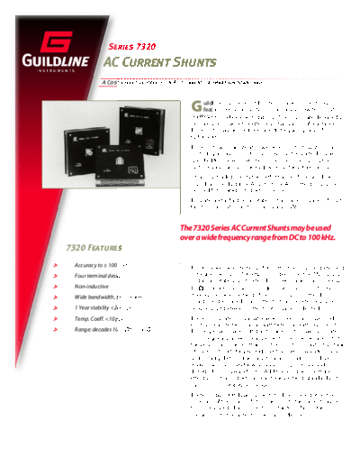 . Various Guildline7320Datasheet obsolete  . Various Guildline Guildline7320Datasheet_obsolete.pdf