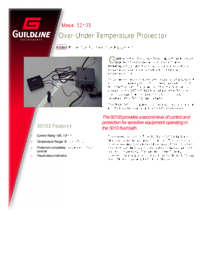 . Various  INCOMPLETE Guildline50103Datasheet  . Various Guildline _INCOMPLETE_Guildline50103Datasheet.pdf
