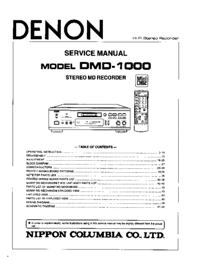 DENON hfe   dmd-1000 service en  DENON Audio DMD-1000 hfe_denon_dmd-1000_service_en.pdf