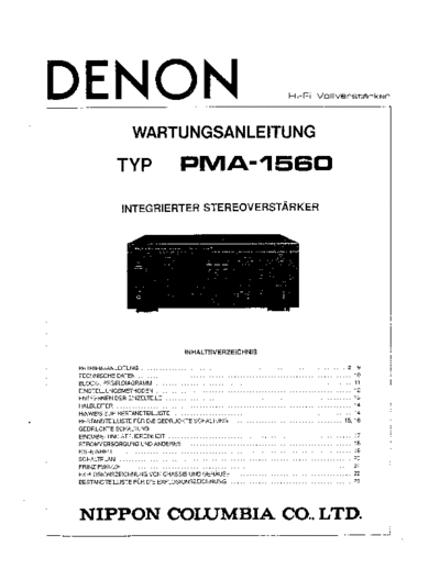 DENON PMA-1560 SM  DENON Audio PMA-1560 DENON_PMA-1560_SM.pdf