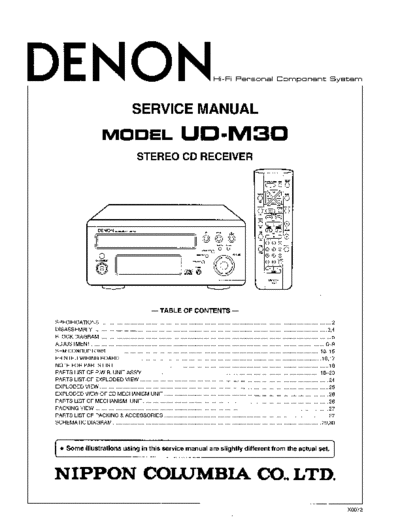 DENON hfe denon ud-m30 service en  DENON Audio UD-M30 hfe_denon_ud-m30_service_en.pdf