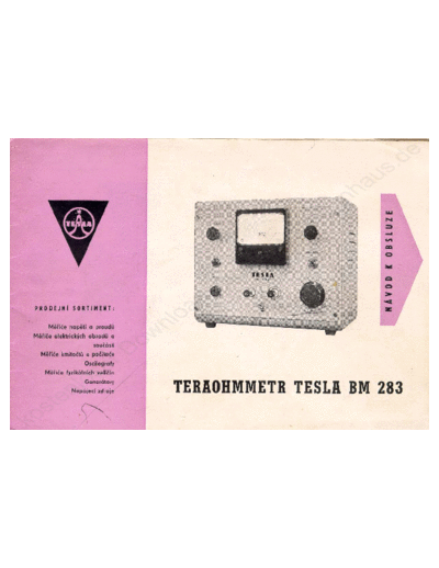 TESLA BM283  . Rare and Ancient Equipment TESLA BM283 BM283.pdf